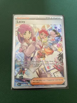 Pokemon TCG Stellar Crown Lacey Special Illustration Rare Card #172/142 - Image 1