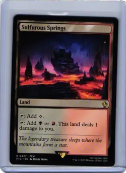 NM Sulfurous Springs, MTG, Final Fantasy Commander, Magic the Gathering, 427 - Image 3