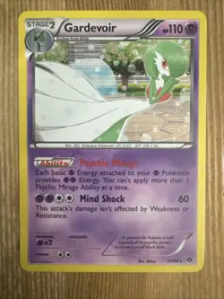 Gardevoir 57/99 Pokemon Black & White Next Destinies Holo Rare Card - LP - Image 1