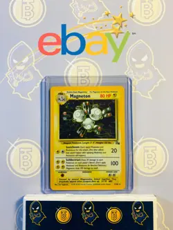 Magneton 11/62 LP Played Fossil Set 1999 Pokemon Card Holo Rare Holofoil - Image 1