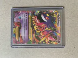 Pokemon 2014 M GENGAR EX XY 35/119 Phantom Forces Mega Full Art Rare - Image 3