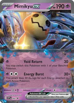 Mimikyu ex 004 Sv: Scarlet & Violet Promo Cards Holo - Image 1