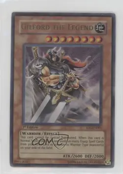 Gilford the Legend 1st Ed. YuGiOh Warrior's Triumph Structure Deck 2005 03ox - Image 1