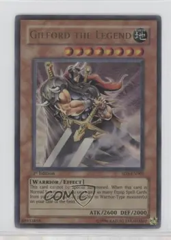 Gilford the Legend 1st Ed. YuGiOh Warrior's Triumph Structure Deck 2005 00em - Image 1