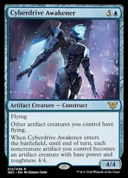 Cyberdrive Awakener ~ Commander: Kamigawa: Neon Dynasty [ NM ] [ Magic MTG ] - Image 1