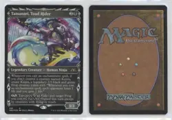 Tatsunari Toad Rider (Showcase) Foil Magic: Kamigawa: Neon Dynasty #345 04an - Image 3