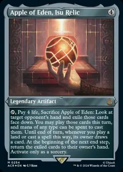 Mint/Near-Mint, English - 1 x MTG Apple of Eden, Isu Relic - Foil Etched Univers - Image 2