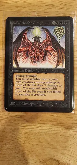 Magic The Gathering MTG Vintage Alpha Lord of the Pit Near Mint NM - Image 11