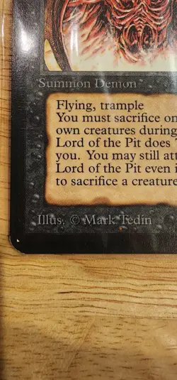 Magic The Gathering MTG Vintage Alpha Lord of the Pit Near Mint NM - Image 14