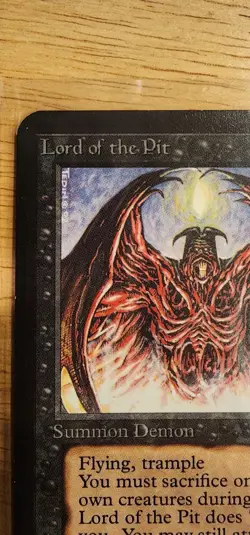 Magic The Gathering MTG Vintage Alpha Lord of the Pit Near Mint NM - Image 3
