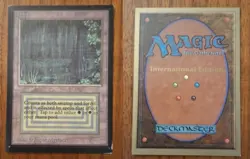 Bayou Ie Mtg International Edition Magie The Gathering Dual Black Border Beta - Image 3