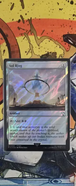 Sol Ring (0359) (Surge Foil) Commander: Final Fantasy - Image 3