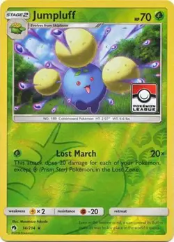 Jumpluff - 14/214 - Reverse Holo - League Promo LP, English MTG Pokemon Promos - Image 1