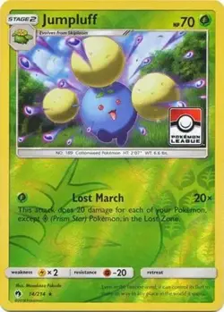 Jumpluff - 14/214 - Reverse Holo - League Promo LP, English MTG Pokemon Promos - Image 2