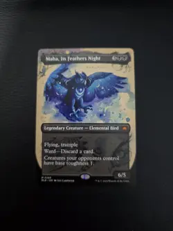 Maha, Its Feathers Night (Borderless) Bloomburrow Regular MTG NM Magic Card - Image 3