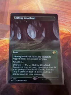 MTG - Shifting Woodland - Borderless Non-foil - Modern Horizons 3 - Image 2