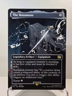MTG The Masamune (Borderless) Final Fantasy Magic The Gathering - Image 5