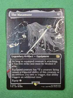 MTG The Masamune (Borderless) Final Fantasy Magic The Gathering - Image 7