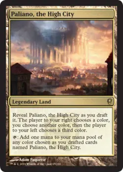 1x Paliano, the High City - NM - Conspiracy Land R mtg SPARROW MAGIC - Image 1