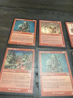 Magic the Gathering MTG: Urza's Saga GOBLIN LOT (x9) Patrol, Raider, Spelunkers - Image 5