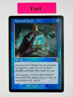 1x MTG Mystical Tutor - (Foil Retro Frame) - Dominaria Remastered - NM #289 - Image 1
