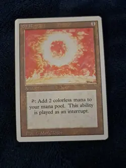 Magic the Gathering Sol Ring Revised Edition Artifact Card - Image 1