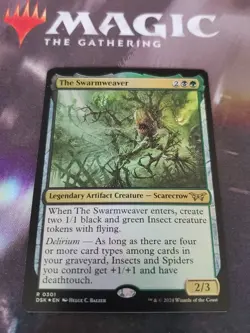 Mtg. The Swarmweaver. Foil. Duskmourn. Pack Fresh - Image 1
