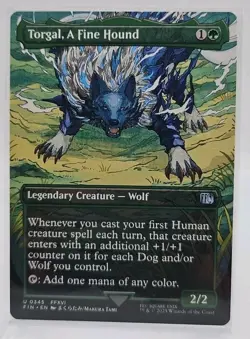 Torgal, A Fine Hound (Borderless) U 345 FINAL FANTASY MTG FIN EN FF16 FFXVI FULL - Image 1