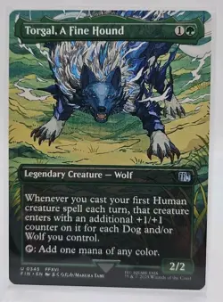 Torgal, A Fine Hound (Borderless) U 345 FINAL FANTASY MTG FIN EN FF16 FFXVI FULL - Image 2