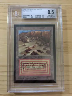 1993 Magic The Gathering Collector's Edition Plateau - BGS 8.5 - Dual Land - Image 1