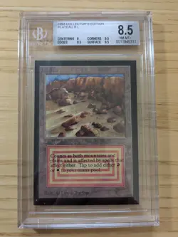 1993 Magic The Gathering Collector's Edition Plateau - BGS 8.5 - Dual Land - Image 5