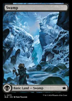 Swamp (0273) - Foil Light Play, English Magic the Gathering MTG Bloomburrow - Image 2