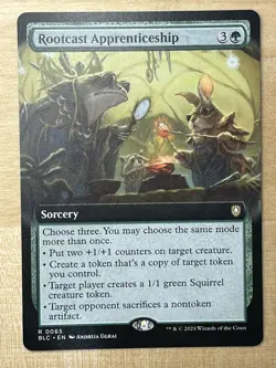 Rootcast Apprenticeship (Extended Art) Bloomburrow BLM MTG - Image 2