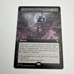 1x Swarmyard Massacre ~ Extended Art NM-Mint, English Commander: Bloomburrow MTG - Image 3