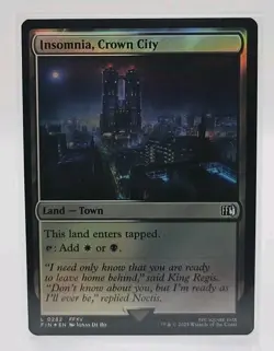Insomnia, Crown City (FOIL) L #282 MTG Final Fantasy FF15 FFXV FIN EN LAND - Image 3