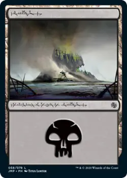 Swamp (058) Phyrexian NM, English MTG Jumpstart - Image 1