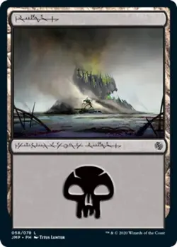 Swamp (058) Phyrexian NM, English MTG Jumpstart - Image 2