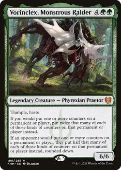 MTG - Vorinclex, Monstrous Raider - Kaldheim - FOIL - Mythic [NM] - Image 1