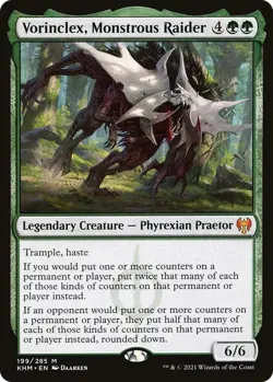 MTG - Vorinclex, Monstrous Raider - Kaldheim - FOIL - Mythic [NM] - Image 2