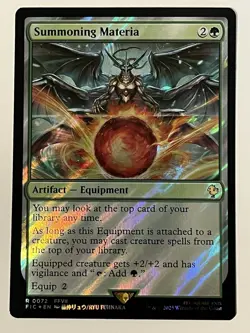 Summoning Materia Surge Foil Final Fantasy MTG 0072 Rare - Image 1