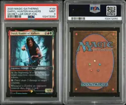 MTG Daryl Hunter of Walkers  #144 Foil Secret Lair Drop PSA 9 MINT LOW POP - Image 3