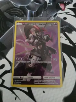 PokÃ©mon Armored Mewtwo SM228 Promo Illus. 2019 Pikachu Project Card Authentic - Image 1