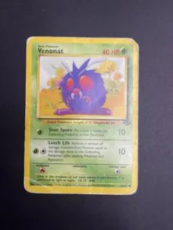 Pokemon Card Jungle Set 1st Edition 1999 Venonat 63/64 WOTC p1v - Image 1