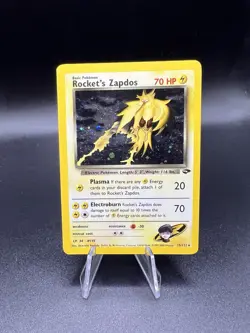 Rocket's Zapdos (15/132) Holo Gym Challenge Pokemon Card! LP/MP YA1 - Image 1