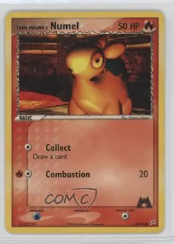 Team Magma's Numel Pokemon EX Magma vs Aqua #64 2004 10cj - Image 1