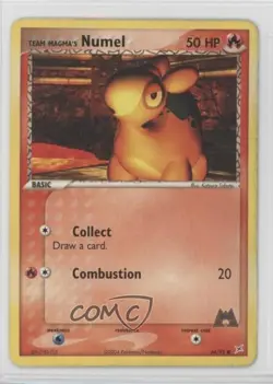 Team Magma's Numel Pokemon EX Magma vs Aqua #64 2004 10cj - Image 1