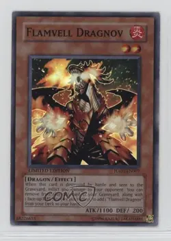 Flamvell Dragnov Limited Edition YuGiOh Hidden Arsenal 1 #HA01-EN007 2009 wq8 - Image 1