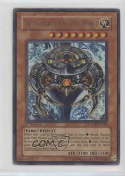 UR - Arcana Force XXI The World 1st Ed. YuGiOh Light of Destruction 2008 3c7 - Image 1