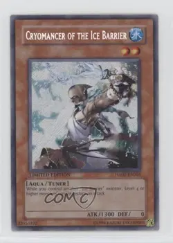 Cryomancer of the Ice Barrier Limited Edition YuGiOh Hidden Arsenal 1 2009 nh3 - Image 1