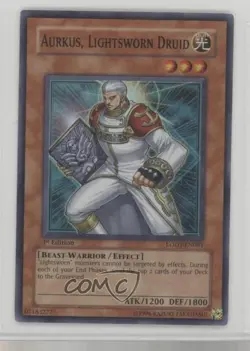 Aurkus Lightsworn Druid 1st Ed. YuGiOh Light of Destruction #LODT-EN081 13vm - Image 1